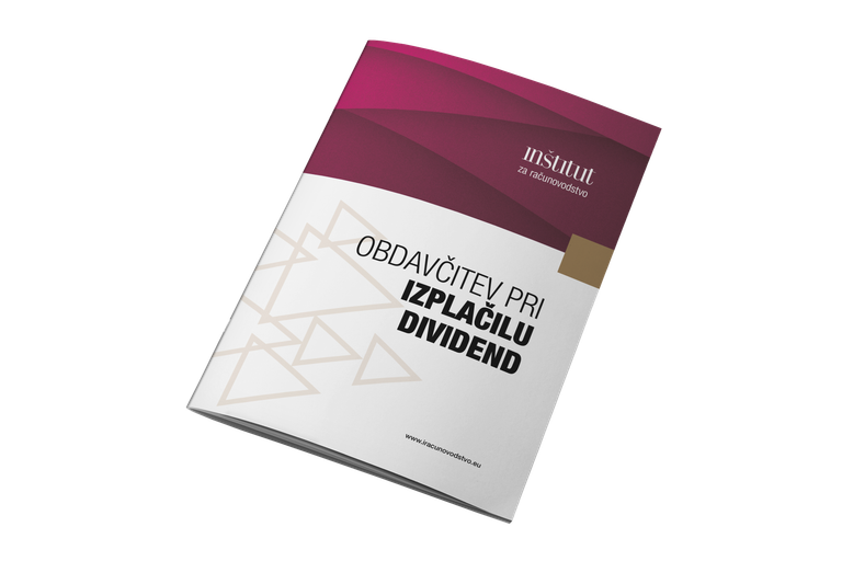 Naslovnica: Obdav�itev pri izpla�ilu dividend